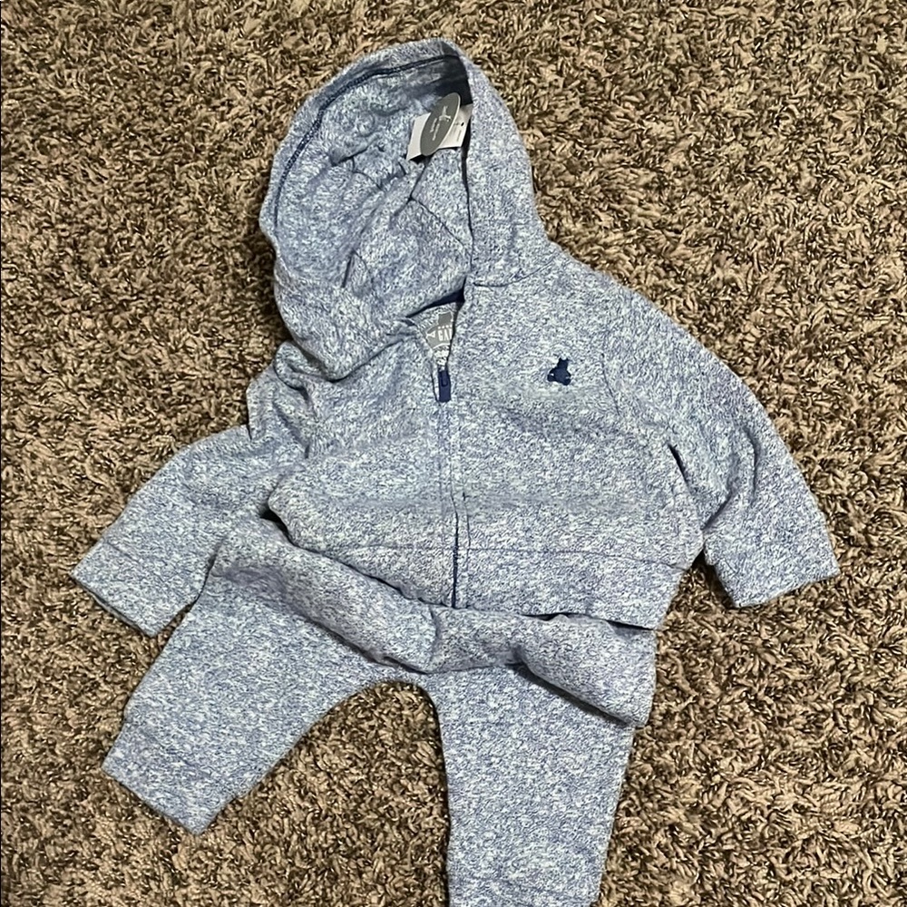 3-6 mo Baby Gap blue sweatsuit